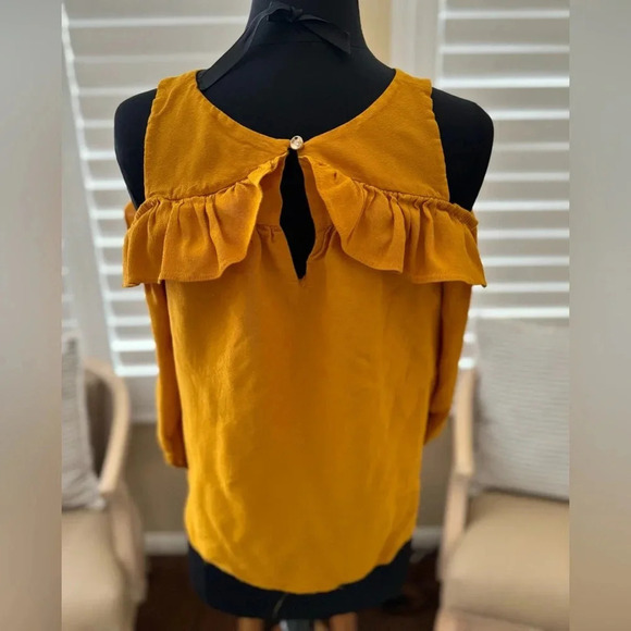 Maeve x Anthropologie | Open Shoulder Blouse - Size 4 - Picture 5 of 6